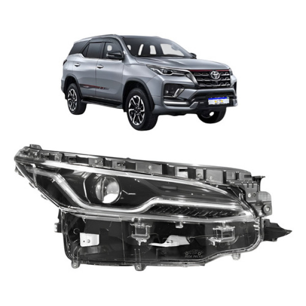 Farol Toyota Hilux Sw4 Full Led 2021 2022 A 2025 Novo Ld Direito/passageiro