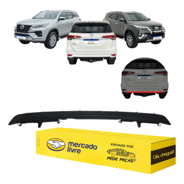 Spoiler Aplique Traseiro Sw4 2016 A 18 19 20 22 23 24 2025 Preto