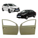 Porta Dianteira Toyota Yaris 2019 2020 2021 2022 A 2025 Le Dianteira Par Cinza