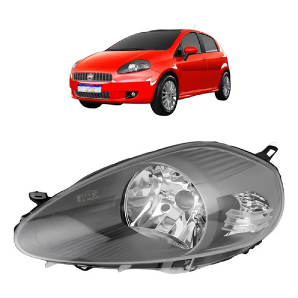 Farol Fiat Punto Sporting T-jet 2007 2008 2009 A 2012 Le