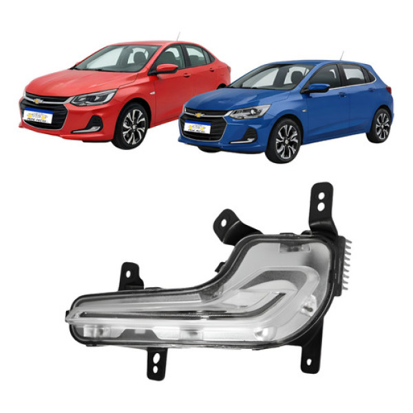 Farol Milha Onix 2020 2021 2022 2023 2024 2025 Led Drl L.e Cristal