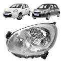 Farol Nissan March Sv 2011 2012 2013 2014 Cromado Novo