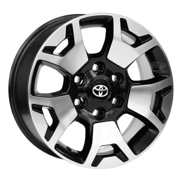 Jogo De Rodas Toyota Hilux Sw4 Srx Diamond Aro 17x7 Brw 1400