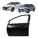 Porta Dianteira Esquerda Nissan Versa 2021 2022 A 2025 Novo Dianteira Esquerda Preto