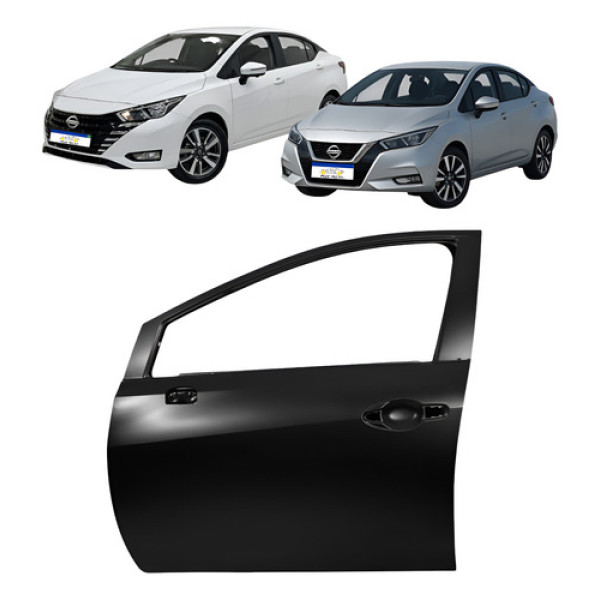 Porta Dianteira Esquerda Nissan Versa 2021 2022 A 2025 Novo Preto Porta Dianteira Esquerda Nissan Versa 2021 2022 A 2025 Novo Preto