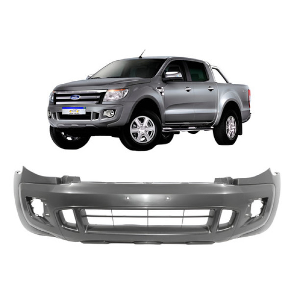 Parachoque Dianteiro Ford Ranger 2013 2014 2015 2016 Novo Preto