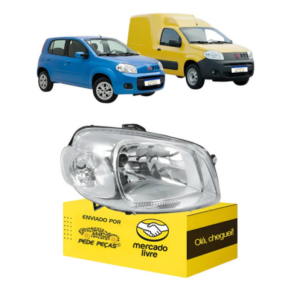 Sinaleira Farol Fiat Uno Vivace Fiorino 2012 13 14 2015 Ld Direito/passageiro