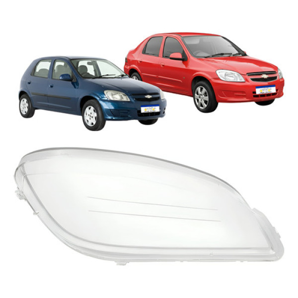 Lente Farol Direita Celta Prisma 2007 2008 2009 2010 A 2016