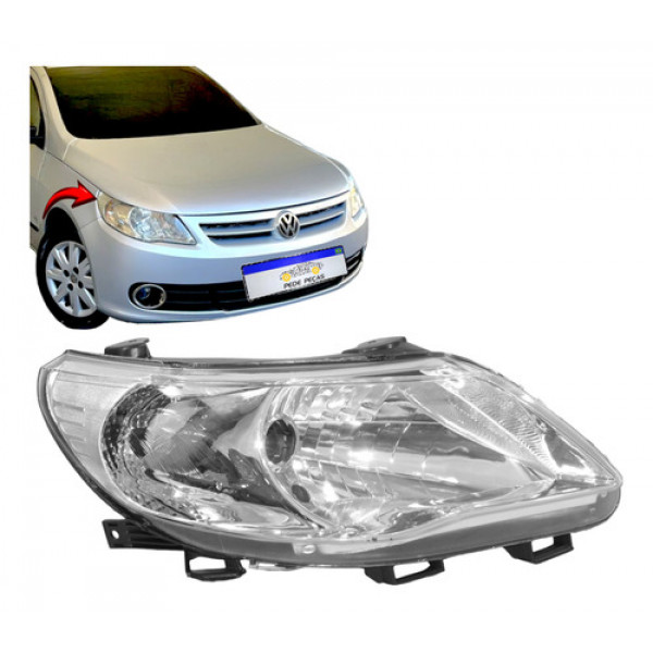 Farol Volkswagen Gol G5 2009 2010 2011 2012 Foco Simples L.d