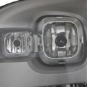 Farol Cromado Eletrico Esquerdo Ford Transit 2009 A 2014 Esquerdo/motorista
