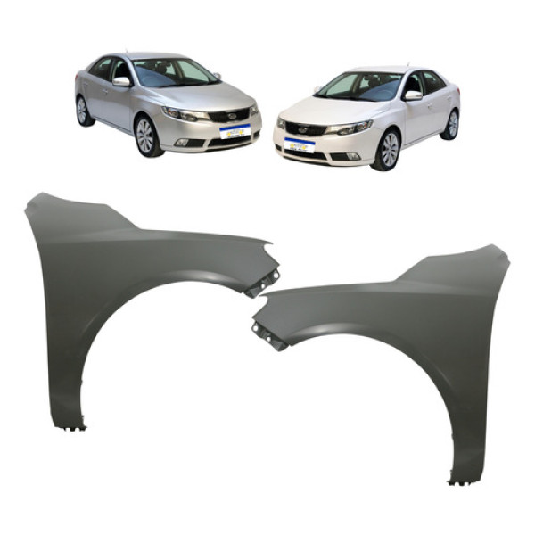 Par Paralama Dianteiro Kia Cerato 2009 2010 2011 A 2014 Novo