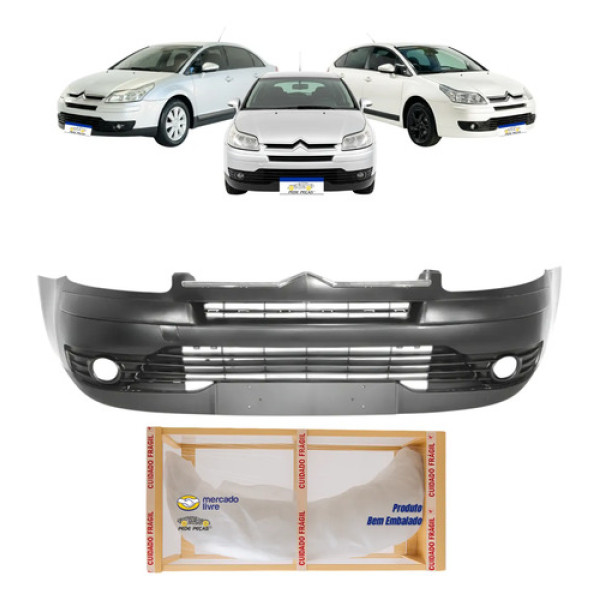 Parachoque C4 Pallas Hatch 2007 2008 2009 2010 2011 A 2013 Preto