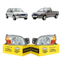 Par Farol Ford Fiesta Courier 2000 01 02 03 A 10 11 12 2013 Ambos Lados