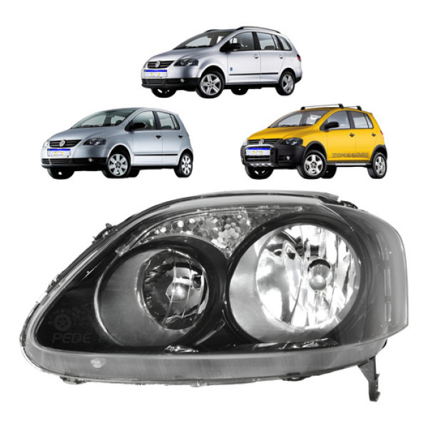 Farol Fox Spacefox Crossfox 2003 2004 2005 2006 07 08 09 Le Esquerdo