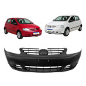 Parachoque Dianteiro Volkswagen Fox 2003 A 2008 Preto Liso 