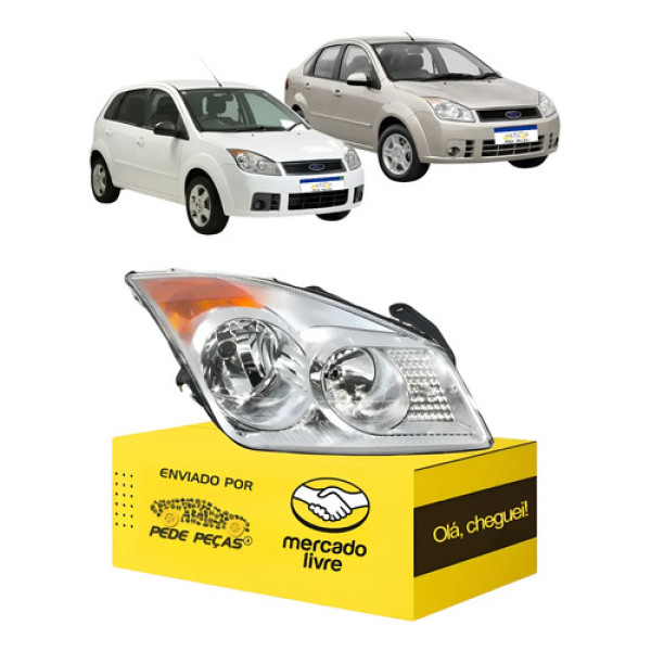 Farol Sinaleira Direita Ford Fiesta 2008 2009 2010 Direito/passageiro