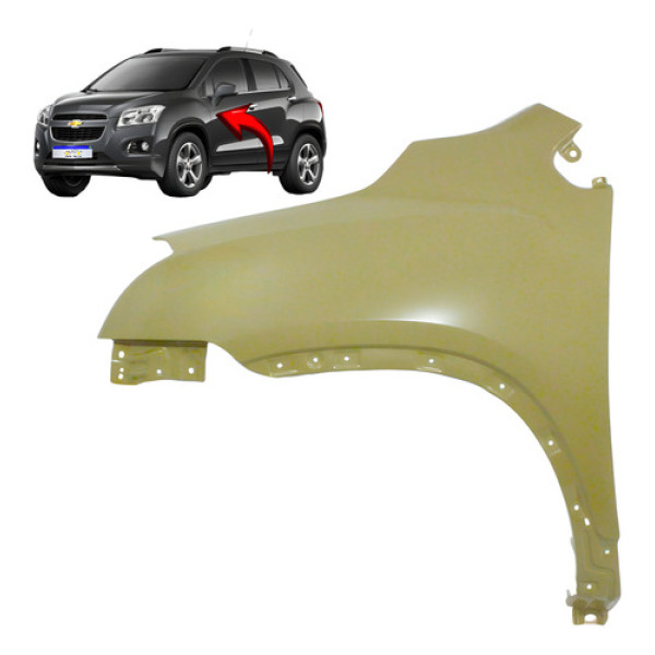 Paralama Chevrolet Tracker 2013 2014 2015 2016 Novo L.e Esquerdo Cinza