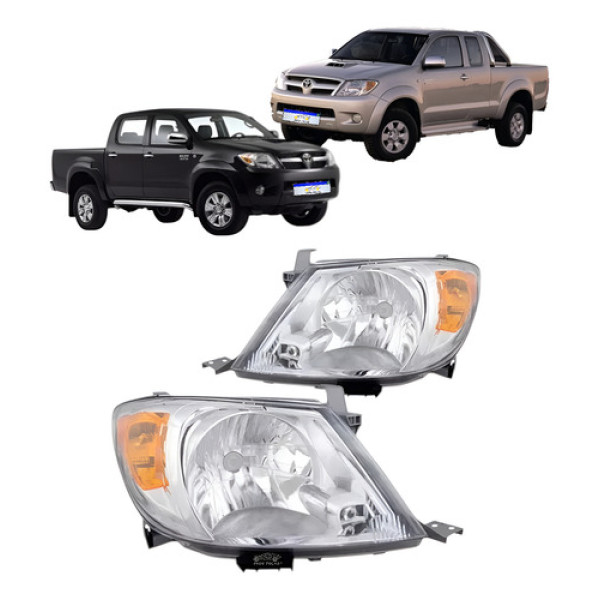 Farol Toyota Hilux Ambar 2006 2007 2008 2009 2010 2011 Novo