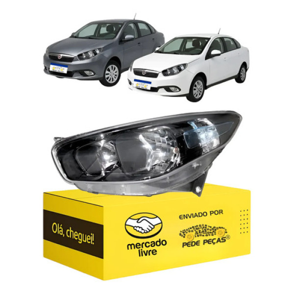 Farol Fiat Grand Siena 2020 2019 2018 2017 2016 2015 2014 13