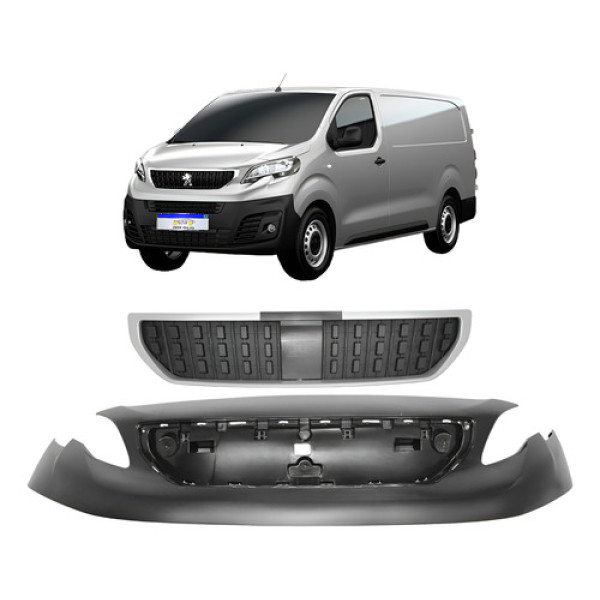 Parachoque Sup. C/grade Expert 2018 2019 2020 2021 2022 A 24 Preto