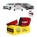 Kit Lanternas Tampa Canto Sandero 2020 2021 2022 C/led Ld Direito/passageiro