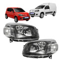 Par Farol Fiat Uno Vivace Way Fiorino Mascar Negra 2010/2016 Esquerdo
