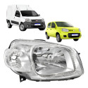 Farol Fiat Uno Vivace Fiorino 2012 2013 2014 15 Cromado L.d Direito