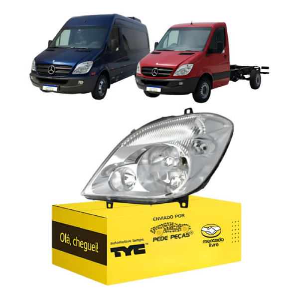 Farol Sinaleira Sprinter 2013 2014 2015 2016 S/auxiliar Le Esquerdo/motorista