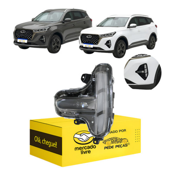Farol Milha Cibie Chery Tiggo 7 2023 2024 2025 2026 Esquerdo Cristal