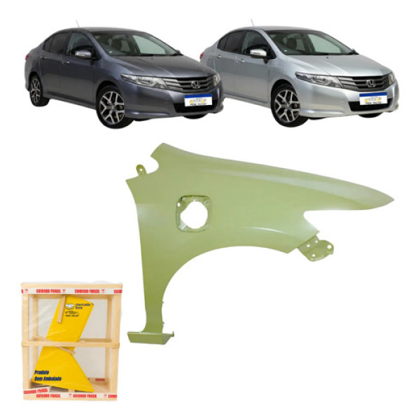 Paralama Honda City 2008 2009 2010 2011 2012 2013 2014 Novo