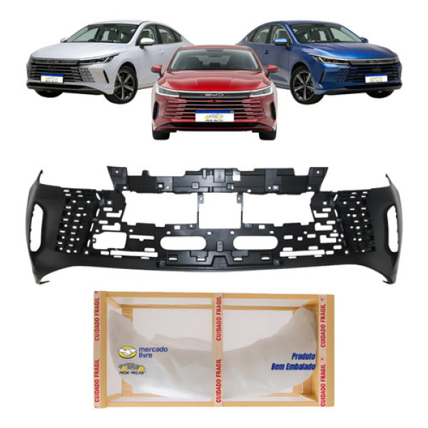 Parachoque Byd King Gl Gs 2024 2025 2026 Novo Preto