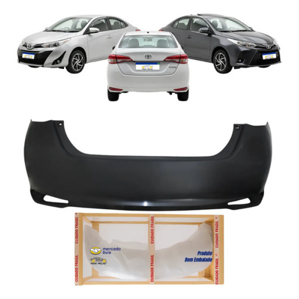 Parachoque Yaris Sedan 2018 2019 20 21 2022 2023 2024 2025