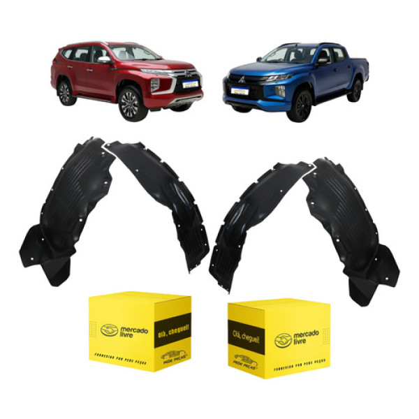 Kit Parabarro Dianteiro Dakar L200 2021 A 2025 Tras/frente