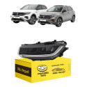Farol Vw T-cross 2025 2026 Full Led C/reator Novo Le Esquerdo/motorista