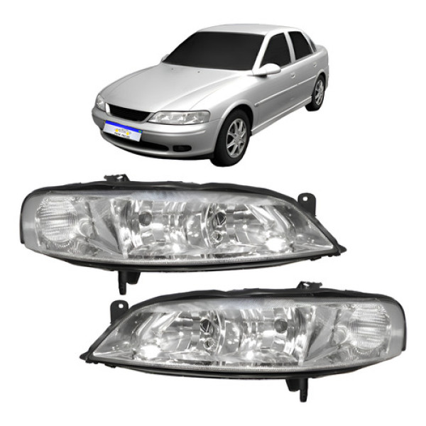 Farol Chevrolet Vectra 1999 2000 2001 2002 2003 A 2005 Par Direito Farol Chevrolet Vectra 1999 2000 2001 2002 2003 A 2005 Par Direito