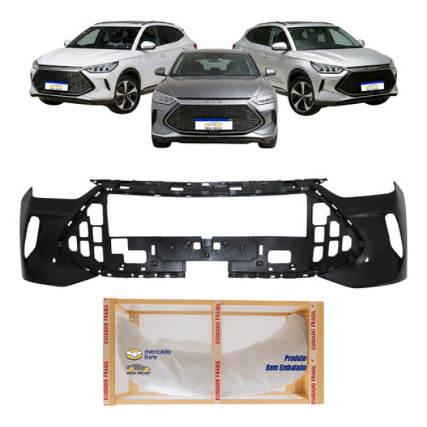 Parachoque Byd Song Plus 2023 2024 2025 Novo Dianteiro Preto