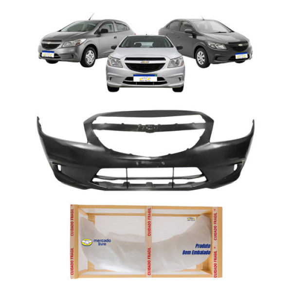 Parachoque Dianteiro Gm Prisma Onix Joy Lt 2013 A 2020 Preto
