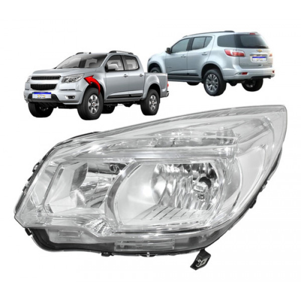 Farol Gm S10 Trailblazer 2012 2013 2014 2015 2016 L.e Novo