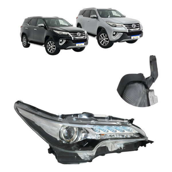 Farol Direito Toyota Sw4 Srx 2016 2017 2018 19 2020 Avariado Direito/passageiro