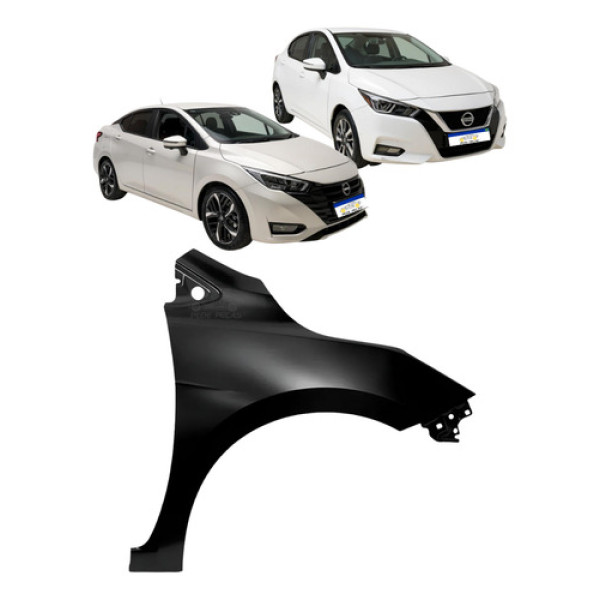 Paralama Direito Nissan Versa 2021 A 2025 Sense Advance