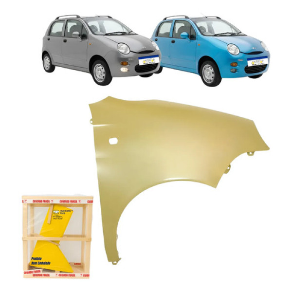 Paralama Chery Qq 2010 2013 2014 2015 Novo Ld