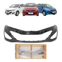 Parachoque Hb20 Hatch Sedan 2012 2013 2014 2015 Preto Liso Para Pintura