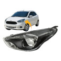 Farol Ford Ka 2015 2016 2017 2018 Mascara Negra Novo Le