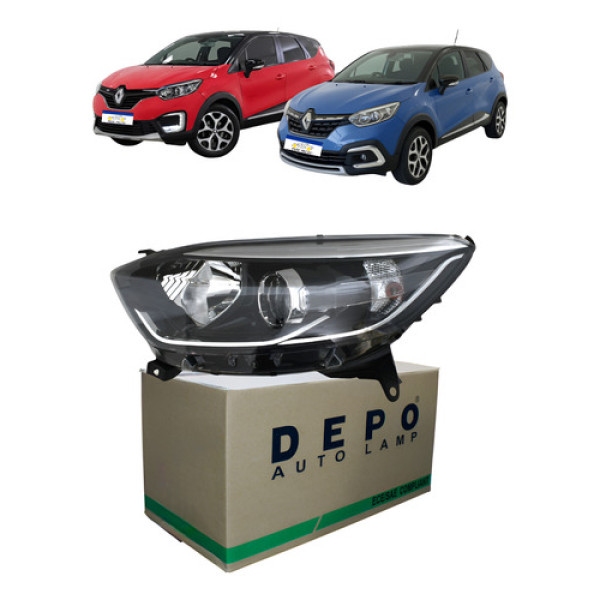Farol Esquerdo Captur 2017 2018 2019 2020 2021 Zen Intense Esquerdo/motorista Farol Esquerdo Captur 2017 2018 2019 2020 2021 Zen Intense Esquerdo/motorista