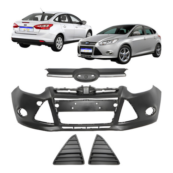 Parachoque Dianteiro Ford Focus 2014 2015 Novo Preto