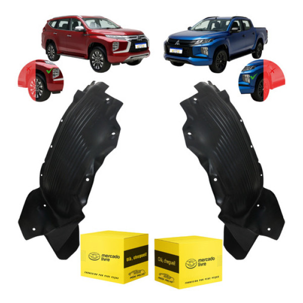 Par Parabarro Dianteiro L200 Dakar 2021 A 2025 Anterior