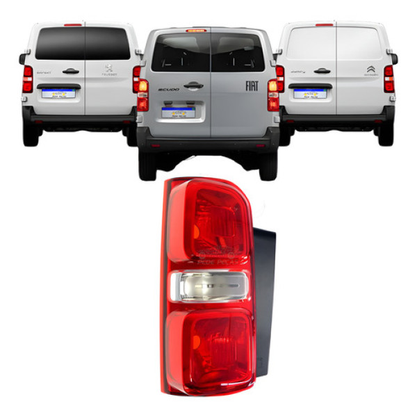 Lanterna Expert Jumpy Scudo 2017 2018 2019 2020 A 25 Novo Le Esquerdo/motorista Vermelho