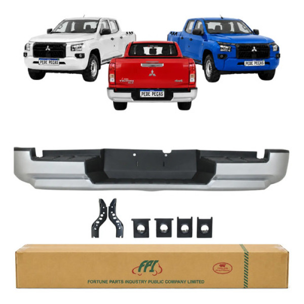 Parachoque Traseiro Mitsubishi Triton 2026 2027 S/furo