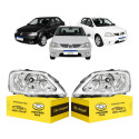Par Farol Renault Logan Cromado 2007 2008 2009 2010 Esquerdo
