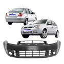 Parachoque Dianteiro Ford Fiesta 2008 2009 2010 Novo Preto